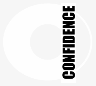 Confidence Logo Black And White Transparent Confidence - Circle, HD Png Download, Transparent PNG