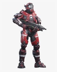 Halo 5 Mjolnir Armor , Png Download - Halo 5 Red Spartan, Transparent Png, Transparent PNG