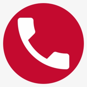 Red Png Contact Icon , Png Download - Phone Red Png Logo, Transparent Png, Transparent PNG