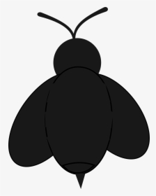 Bee Drawing Silhouette Clip Art - Bee Silhouette Clipart, HD Png Download, Transparent PNG