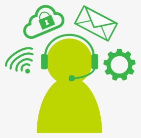 Contact The It Support Center - Support Icon Green Png, Transparent Png, Transparent PNG
