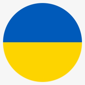Ukraine Flag Circle Png, Transparent Png, Transparent PNG
