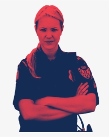 Female Police Officer - Active Shirt, HD Png Download, Transparent PNG