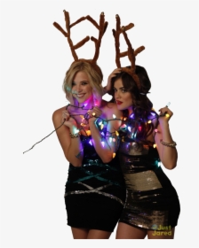 Lucy Hale E Ashley Benson Png - Pll Christmas Photoshoot, Transparent Png, Transparent PNG