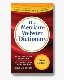 The Merriam-webster Dictionary - Merriam Webster Dictionary, HD Png Download, Transparent PNG