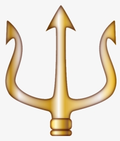 Trident Gold Png Icon, Transparent Png, Transparent PNG
