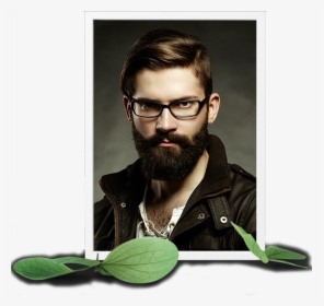 Stencil - Beard & Glasses, HD Png Download, Transparent PNG