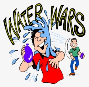 Water Balloon Fight Clipart, HD Png Download, Transparent PNG