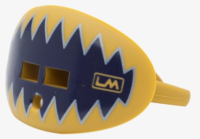 Loudmouthguards Shark Teeth Navy Blue Gold   Class - Orange, HD Png Download, Transparent PNG