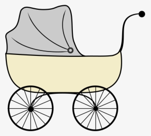 Baby Carriage Png - Free Clipart Baby Stroller, Transparent Png, Transparent PNG
