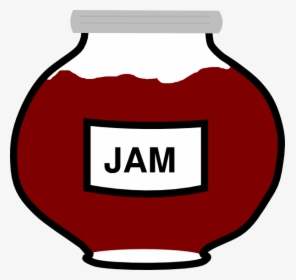 Clipart Transparent Download Jam Jar Clip Art At Clker - Jam Clip Art Png, Png Download, Transparent PNG