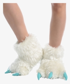 Paw Slipper Image - Yeti Feet Shoes, HD Png Download, Transparent PNG