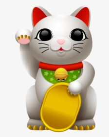 Lucky Cat Png Clip Art - Cat, Transparent Png, Transparent PNG