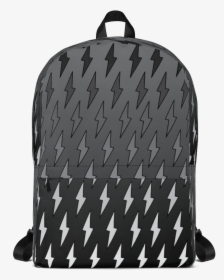 Gray Ombre Lightning Bolts Backpack - Kraken Backpack, HD Png Download, Transparent PNG