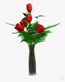 Flower Vase Png Download Image - Long Flower Vase Transparent Background, Png Download, Transparent PNG