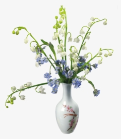 Lily Transparent Vase Png - Png Transparent Background Flower Vase Png, Png Download, Transparent PNG