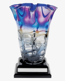 Multi-colored Vase On A Base - Vase, HD Png Download, Transparent PNG