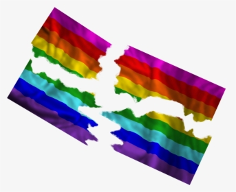 Rainbow Flag By Cjf20 - Torn Rainbow Flag Png, Transparent Png, Transparent PNG