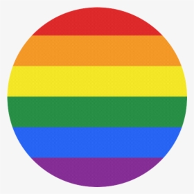 Gay Pride Rainbow Flag Stripes Round Mousepad - Lgbt Flag Circle Transparent, HD Png Download, Transparent PNG