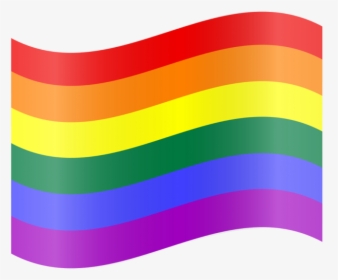 Flag Pride Rainbow Lgbt Lesbian Gay Bisexu - Pride Month Flag Png, Transparent Png, Transparent PNG