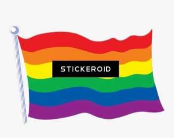 Rainbow Flag Cutout (873x694), Png Download - Flag, Transparent Png, Transparent PNG