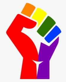 Angle,area,text - Rainbow Fist Png, Transparent Png, Transparent PNG
