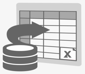 Import To Excel Icon - Data To Excel Icon, HD Png Download, Transparent PNG