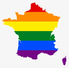 Transparent Gay Pride Flag Png - Scale Map Of France, Png Download, Transparent PNG