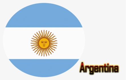 Argentina Flag Png Free Background - Circle, Transparent Png, Transparent PNG