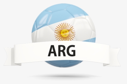 Football With Flag And Banner - Badge, HD Png Download, Transparent PNG