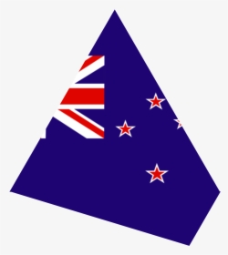 Transparent Purple Triangle Png - Flag New Zealand, Png Download, Transparent PNG