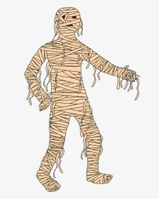 Mummy, Cartoon, Halloween, Character, Monster, Scary - Egyptian Mummy For Kids, HD Png Download, Transparent PNG