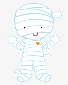 Halloween Baby Mummy Clipart - Thank You Halloween Mummy, HD Png Download, Transparent PNG