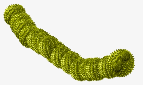 Worm Green Spiky - Worm Virus Computer Worm Png, Transparent Png, Transparent PNG