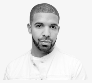 Drake Hair Png Jpg Black And White Download - Drake And 14 Year Old, Transparent Png, Transparent PNG