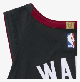Dwyane Wade Nike Icon Black Authentic Jersey - Scapula Shaped Arm Hole, HD Png Download, Transparent PNG