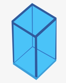 Blue,square,angle - Un Rectángulo En 3d, HD Png Download, Transparent PNG