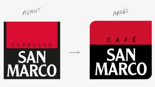 San Marco Logo Avant Et Après - San Marco Café, HD Png Download, Transparent PNG