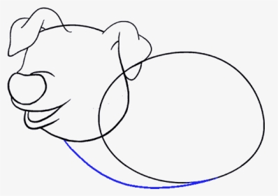 How To Draw Cartoon Pig - Pig Head Drawing Easy, HD Png Download, Transparent PNG
