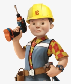 Bob The Builder, Child, Television, Headgear, Hard - Bob The Builder With Drill, HD Png Download, Transparent PNG