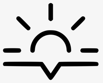 Transparent Sun Set Png - Sun Icon Png Transparent, Png Download, Transparent PNG