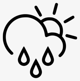 Day Sprinkle Cloud Rain Sun Comments - Sun And Wind Icon, HD Png Download, Transparent PNG