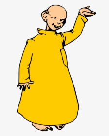Bald Kid Wearing A Turbine And Waving - Yellow Kid Png, Transparent Png, Transparent PNG