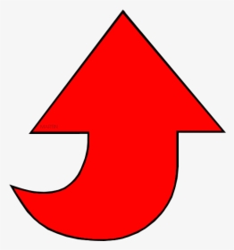 Red Arrow - Crescent - Clickbait Red Arrow Png, Transparent Png, Transparent PNG
