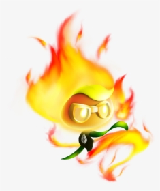 Solar Flare - Pvz Solar Flare On Fire, HD Png Download, Transparent PNG