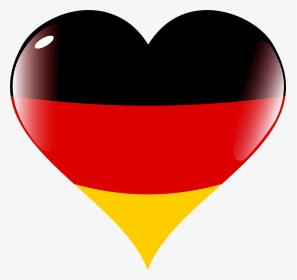 Heart German Flag - Heart Germany Png, Transparent Png, Transparent PNG