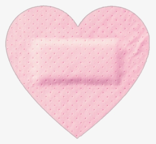 Heart Cute Sticker Pink Pastel Band-aid Kawaii Aestheti - Heart, HD Png Download, Transparent PNG