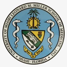 Miami Med Seal - University Of Miami Seal, HD Png Download, Transparent PNG