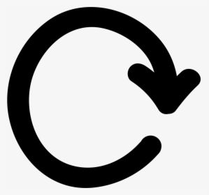 Repeat Hand Drawn Circular Arrow Symbol - Repeat Symbol, HD Png Download, Transparent PNG