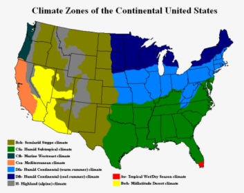 Humid Continental Climate Us, HD Png Download, Transparent PNG